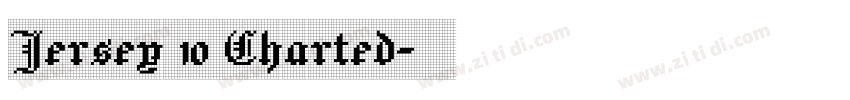 Jersey 10 Charted字体转换